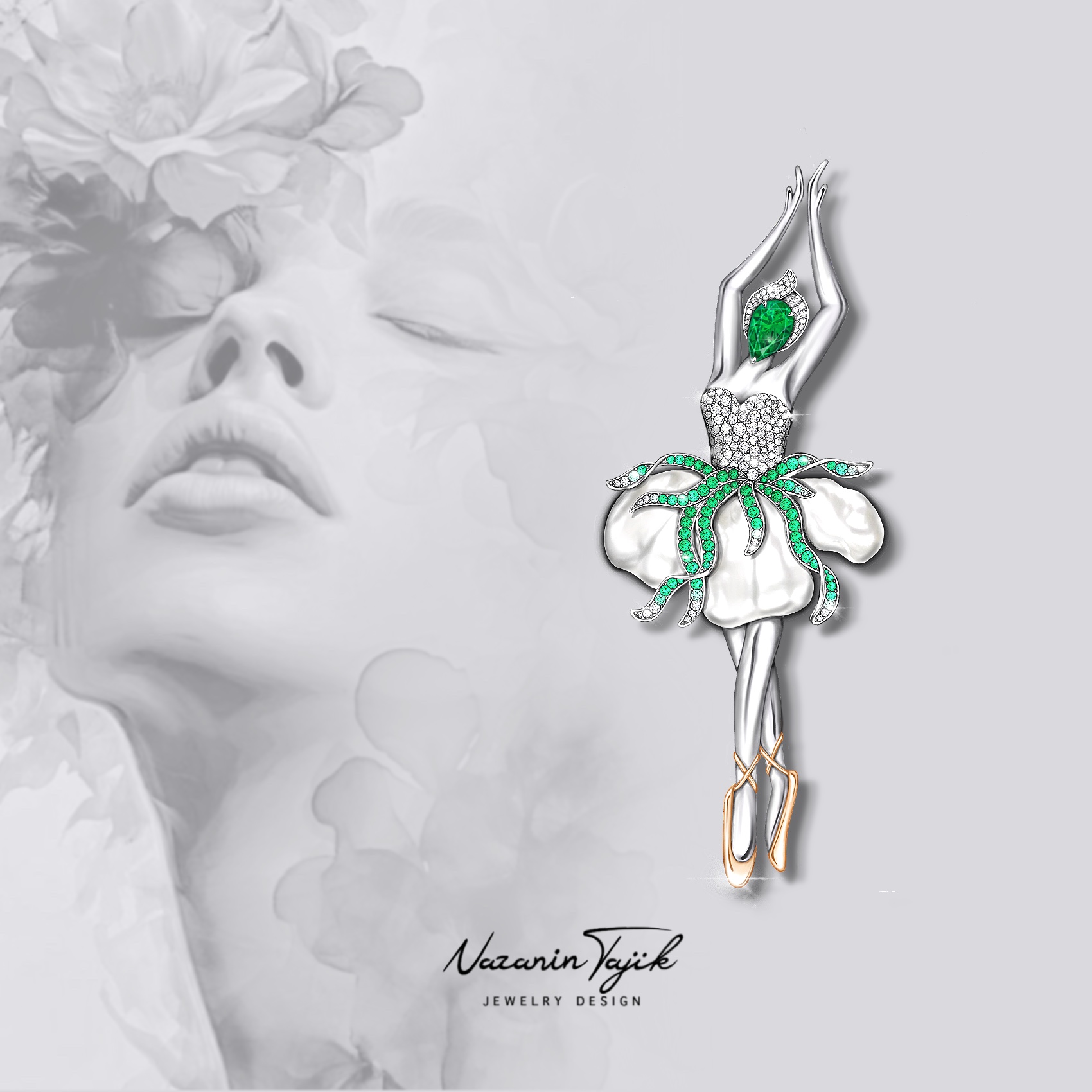 Spring by Nazanin Tajik| Jewelry Artist