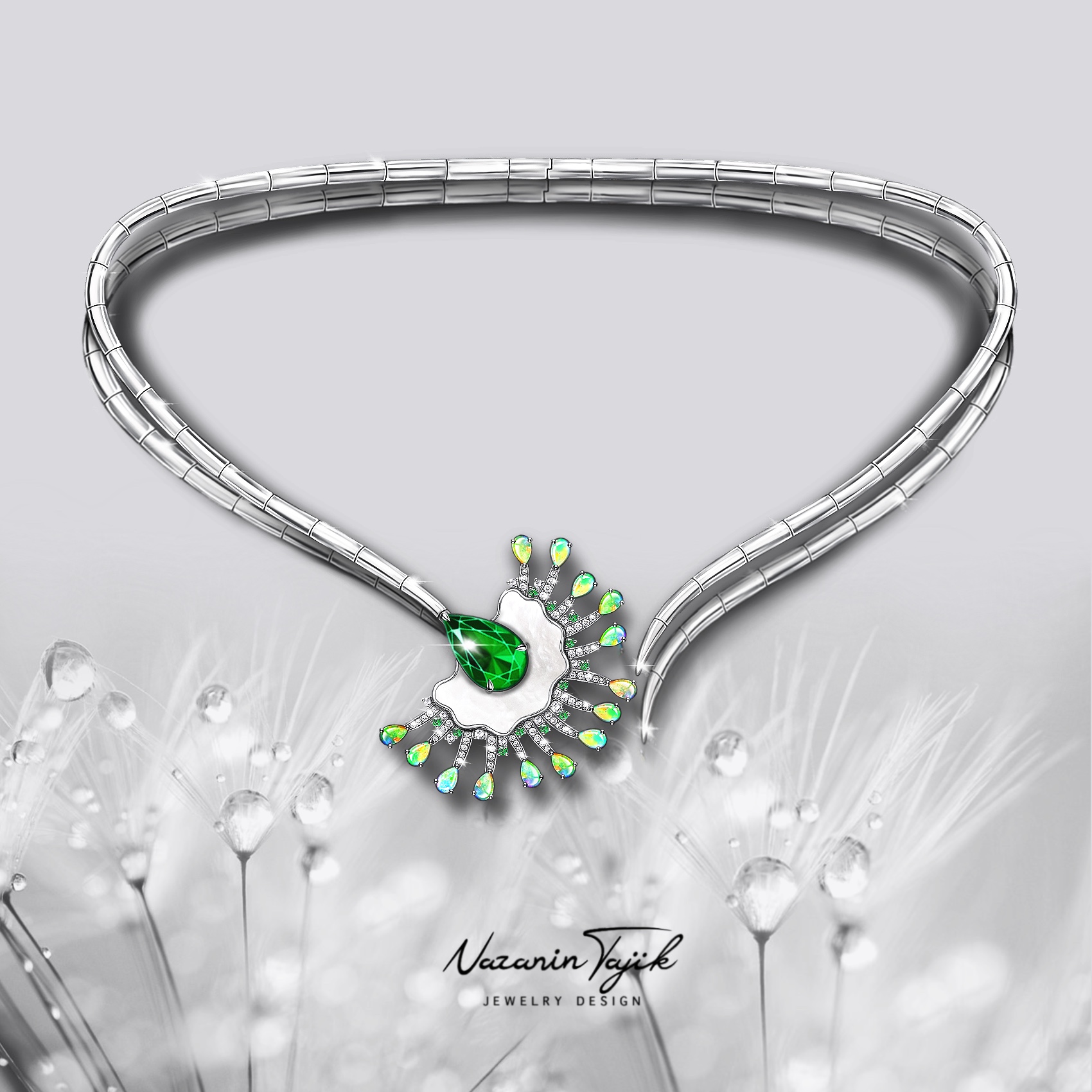 Dandelion by Nazanin Tajik| Jewelry Artist