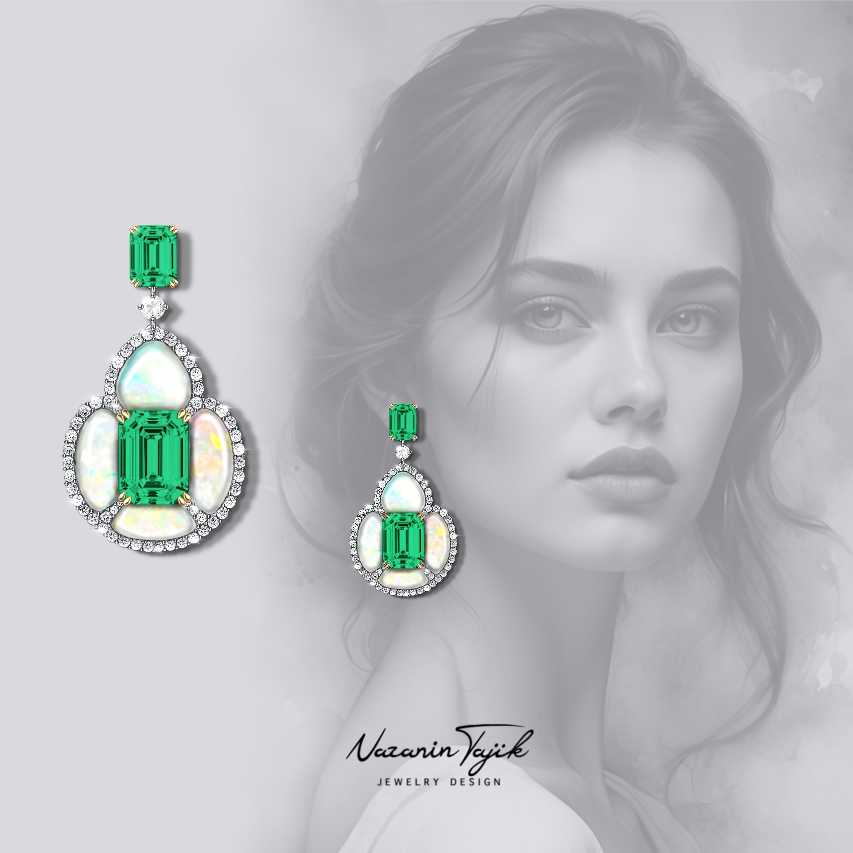 Persian Cypress by Nazanin Tajik| Jewelry Artist